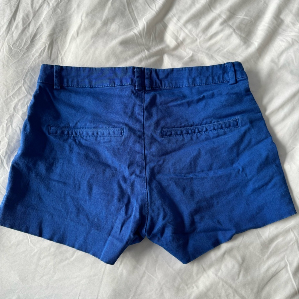 H&M Blue Twill Shorts, Size 8 - Picture 2 of 8